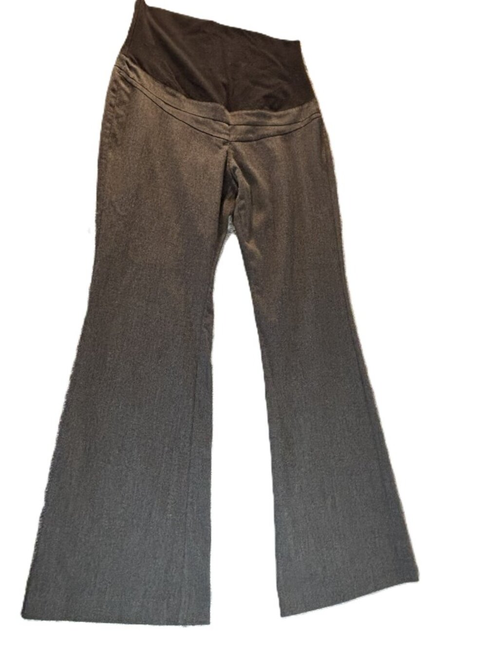 Gap Maternity Gray Full-Panel Dress Work Pants Size 4R Bootcut Front Pockets